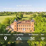 Château La Bordette 15mn Toulouse Vue Pyrénées, Piscine *