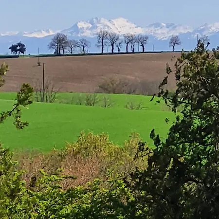 Château La Bordette 15mn Toulouse Vue Pyrénées, Piscine