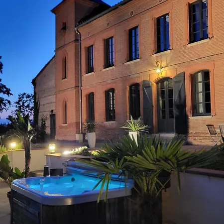Villa Chateau La Bordette 15mn Toulouse Vue Pyrenees, Piscine