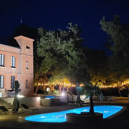 Château La Bordette 15mn Toulouse Vue Pyrénées, Piscine Clermont-le-Fort