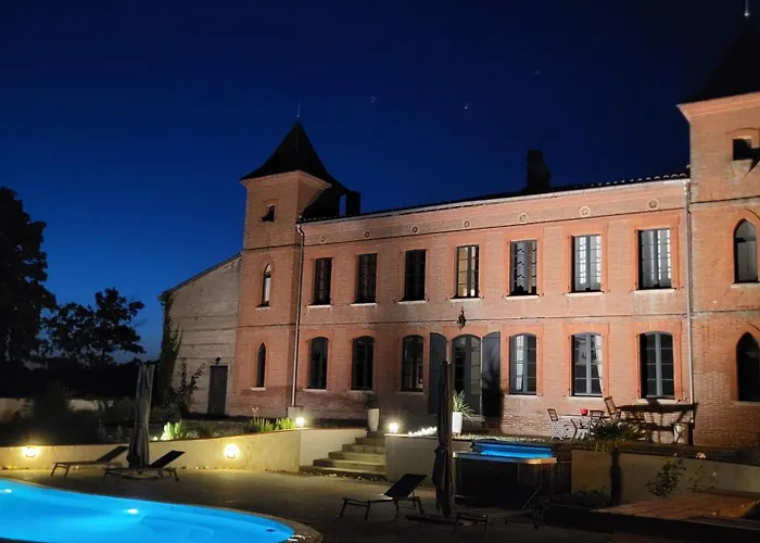 Chateau La Bordette 15mn Toulouse Vue Pyrenees, Piscine *