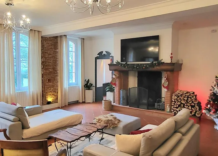 Villa Château La Bordette 15mn Toulouse Vue Pyrénées, Piscine *